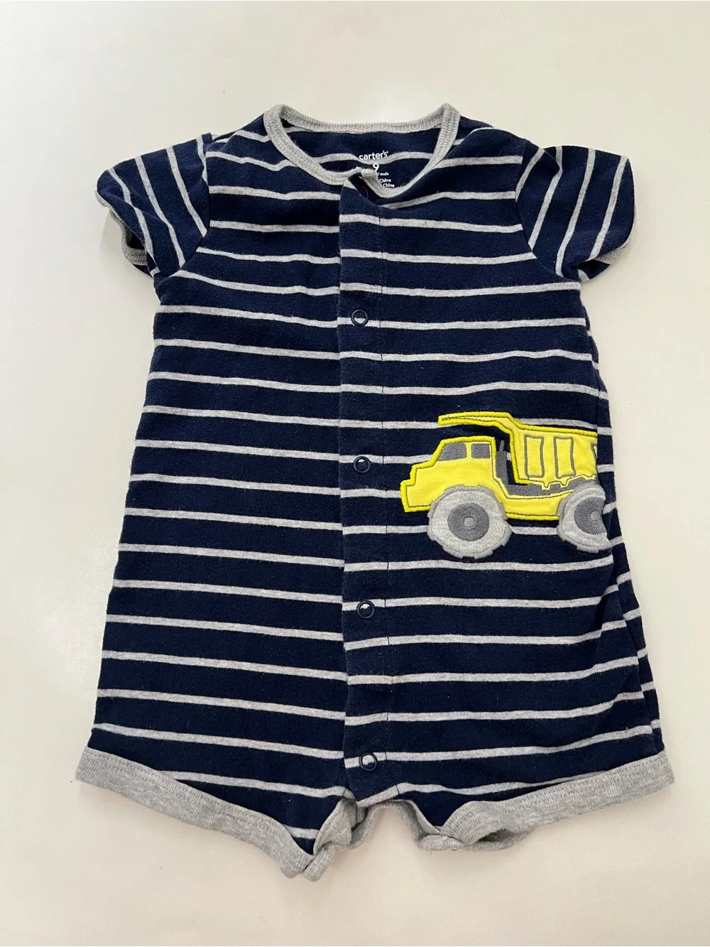 Carters Baby Boys Bundle 6 Pack Short Romper Set Size 9 Months